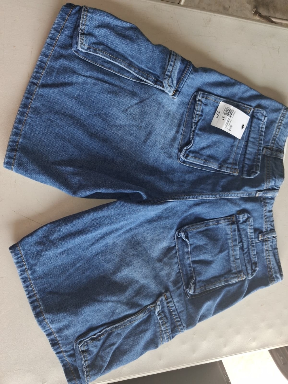 Women's Blue Denim Jeans Shorts